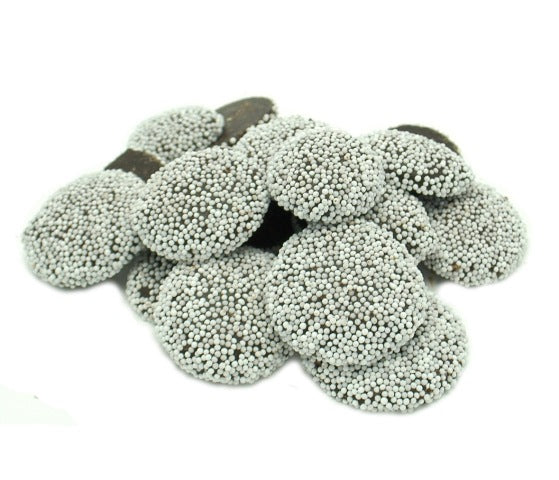 70% Cacao Chocolate White Nonpareils