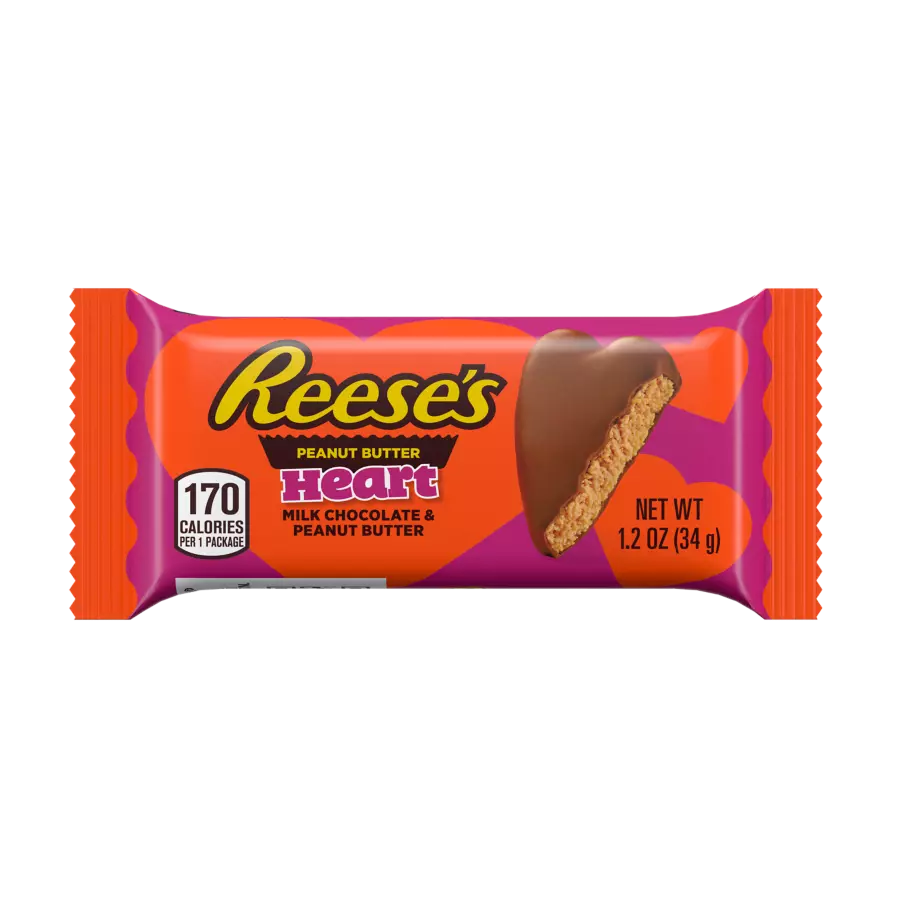 REESE'S Milk Chocolate Peanut Butter Heart - 1.2 oz