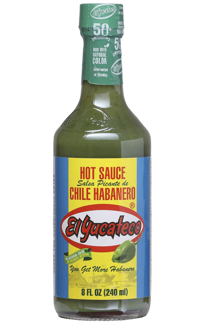El Yucateco Hot Sauce Green Chile Habanero - 8oz