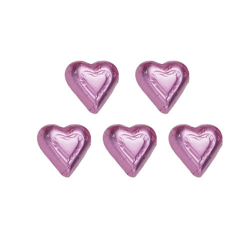 Milk Chocolate Pink Hearts