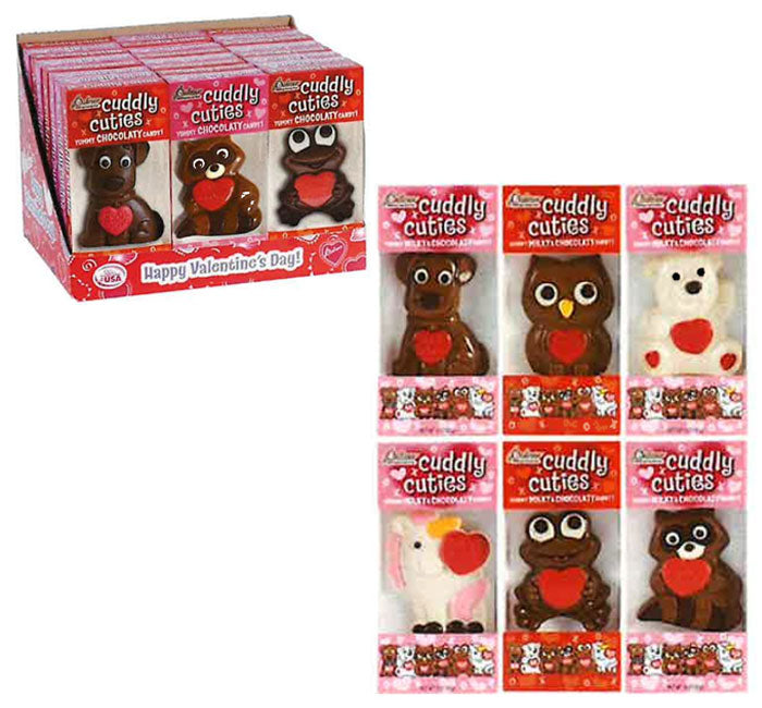 CUDDLY CUTIES ASSORTED - UNICORN, RACCOON, DOG, BEAR, OWL, FROG