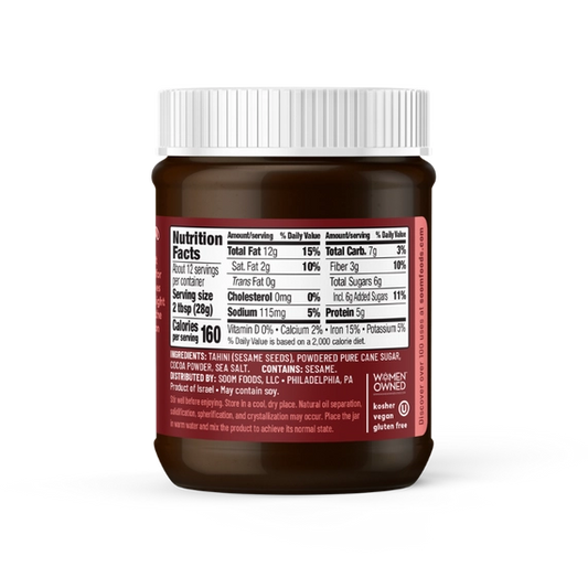 Soom Chocolate Sea Salt Sesame Spread