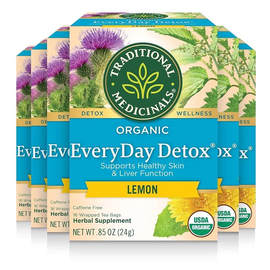 Traditional Medicinals Everyday Detox Tea with Lemon
