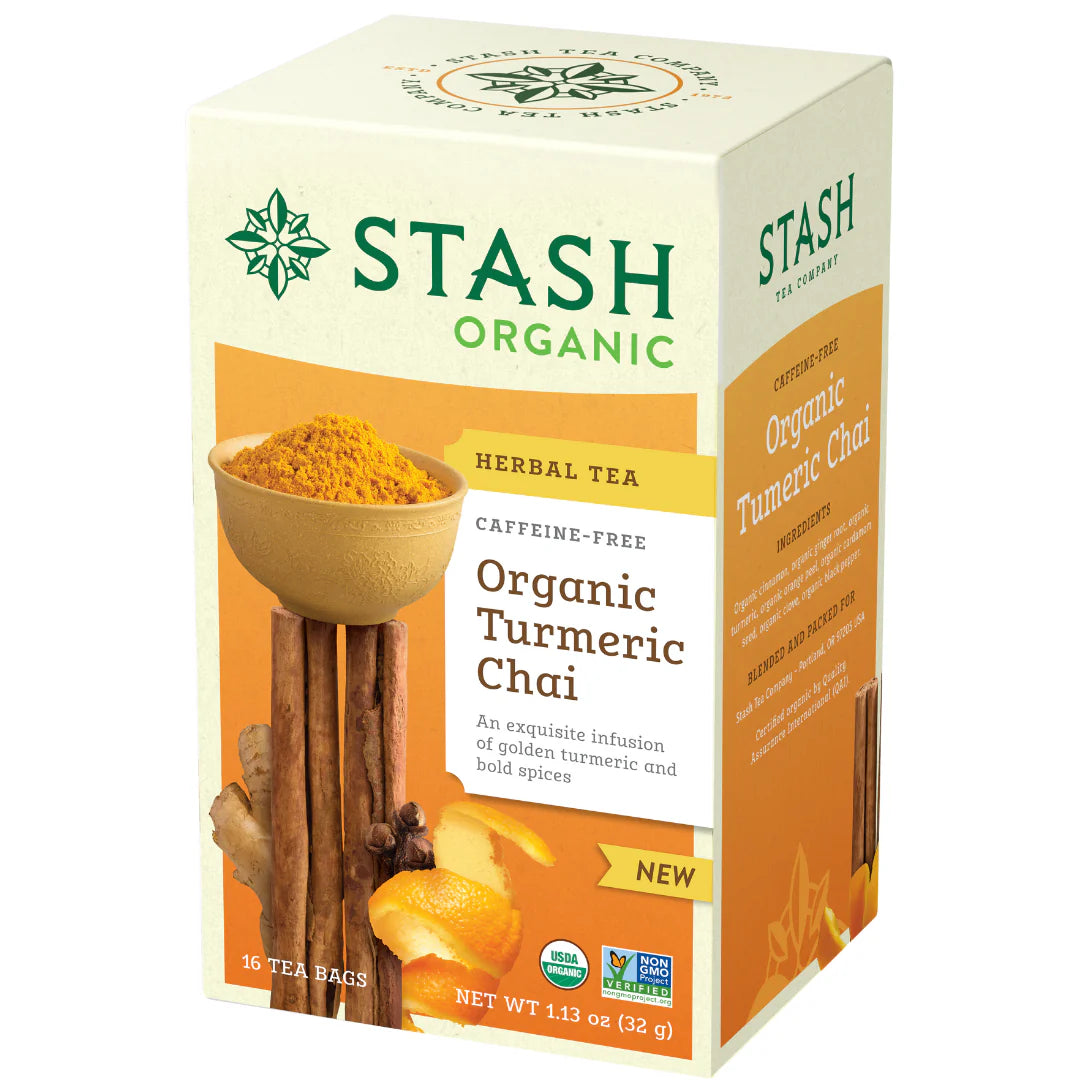 Stash Organic Turmeric Chai Herbal Tea