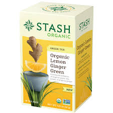 Stash Organic Lemon Ginger Green Tea