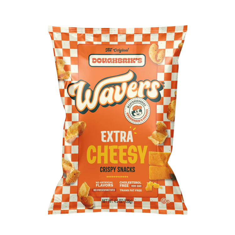 Doughbrik's Wavers Extra Cheesy Crispy Snacks