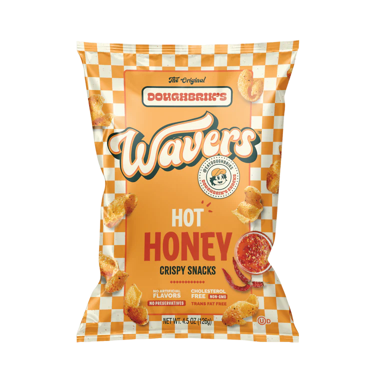 Doughbrik's Wavers Hot Honey Crispy Snacks