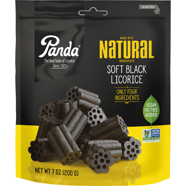 Panda Soft Black Licorice, 7 oz
