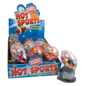 DUBBLE BUBBLE HOT SPORTS GUMBALL DISPENSE