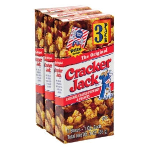 CRACKER JACK ORIGINAL TRIPLES 3 OZ BOX