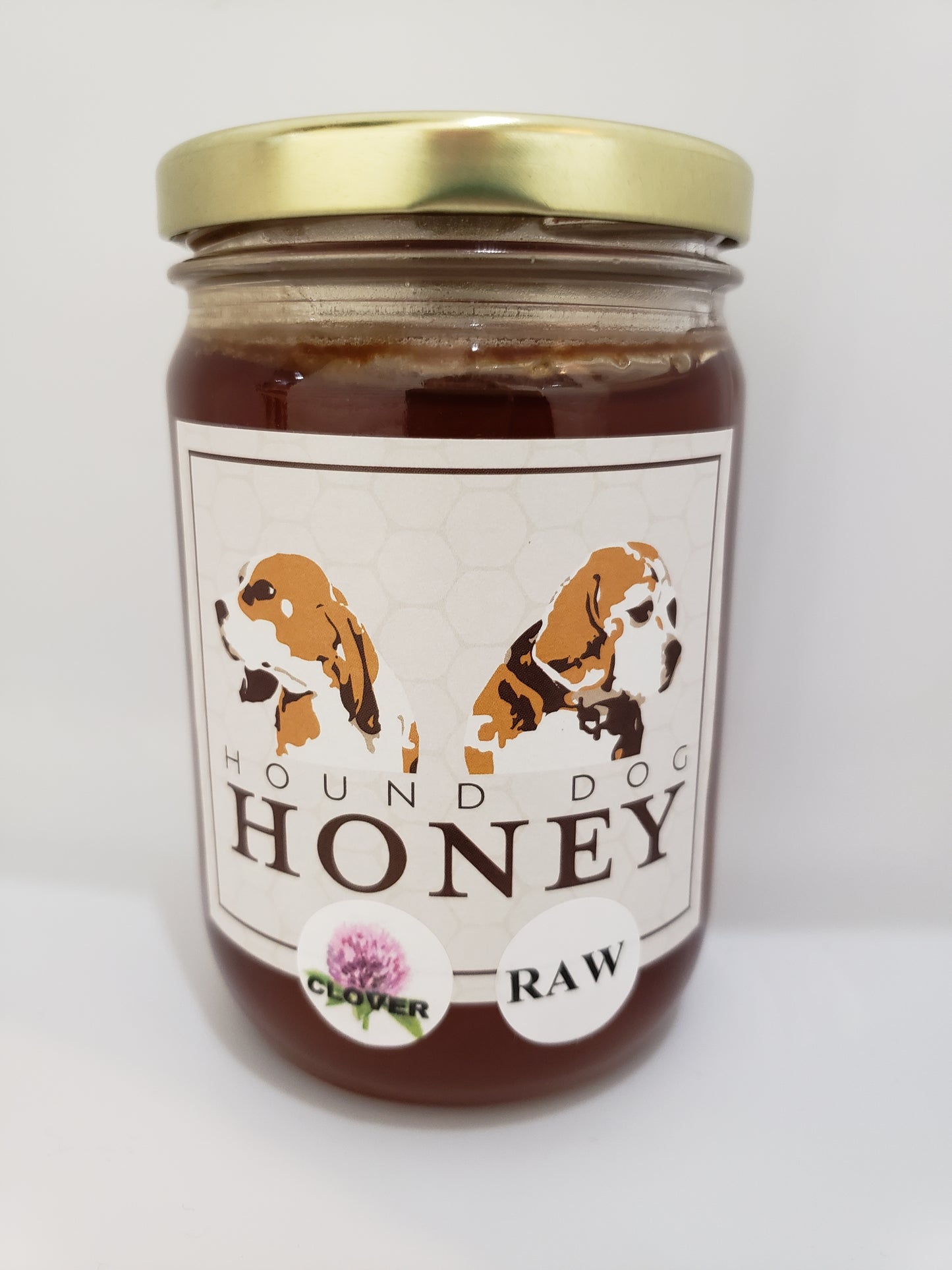 Hound Dog Clover Raw Honey - 1lb
