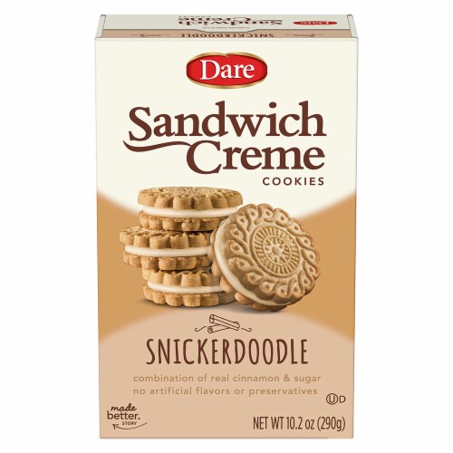 Dare Sandwhich Creme Cookies Snickerdoodle, 10.2 oz