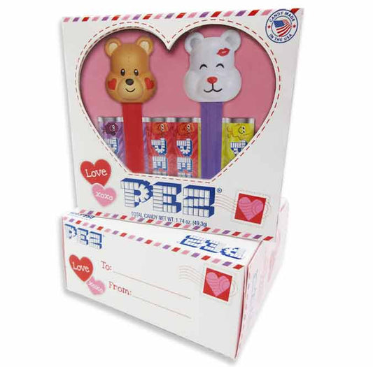 PEZ GIFT SET TWIN PACK - VALENTINE BEARS