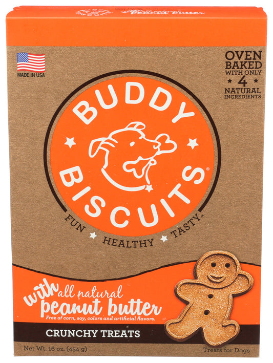 Buddy Biscuits Dog Treats - Peanut Butter 16oz