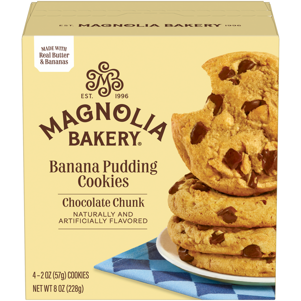 Magnolia Bakery Banana Pudding Cookies (Chocolate Chunk) - 8oz