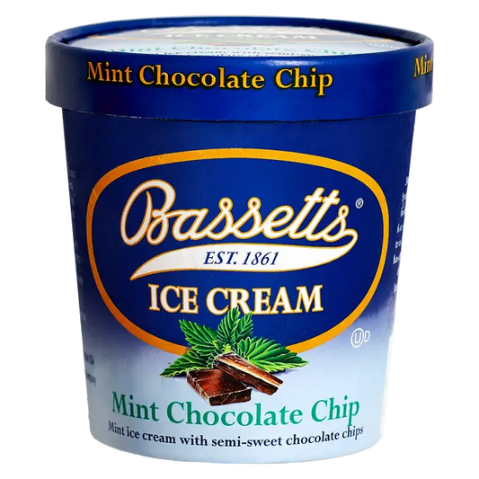 Bassetts Mint Chocolate Chip Ice Cream Pint