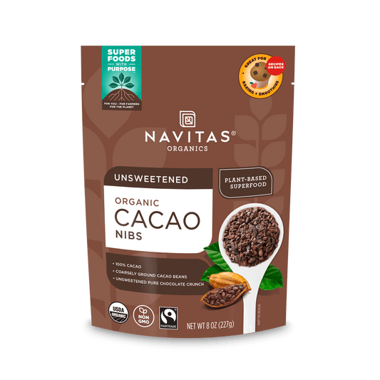 Unsweetened Organic Cacao Nibs - 8oz