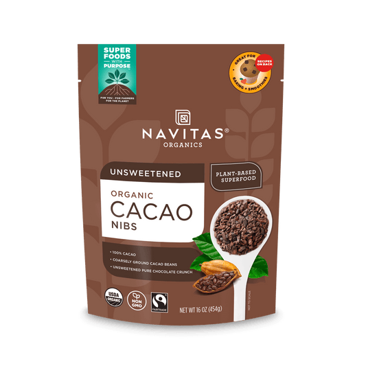 Unsweetened Organic Cacao Nibs - 16oz