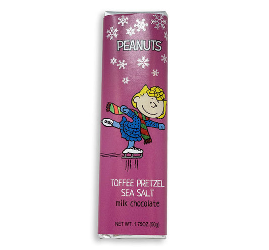 Peanuts Let It Snow Bars - Sally Milk Toffee Pretzel - 1.75oz