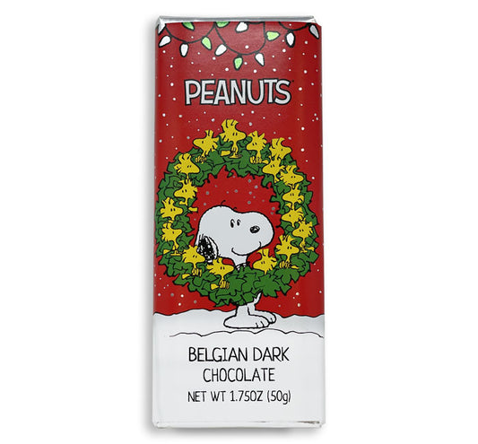 PEANUTS TIS THE SEASON BARS - SNOOPY DARK BELGIAN CHOC - 1.75oz