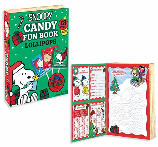 Peanuts Candy Fun Book With Lollipops - 3.17oz