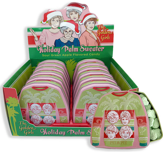 Golden Girls Holiday Palm Sweater Tin 1.2oz