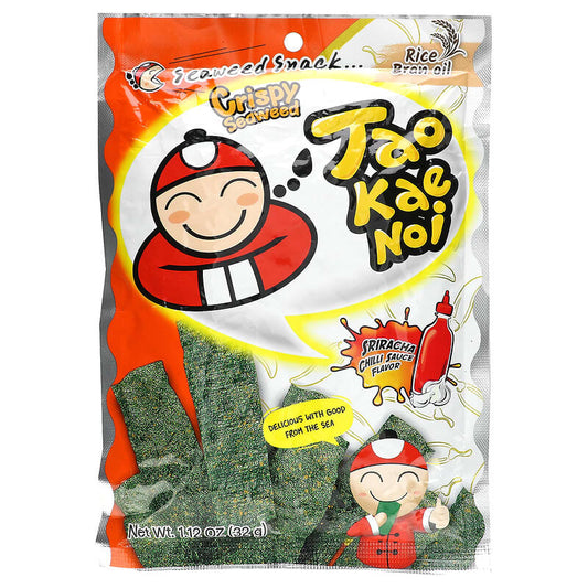 Tao Kae Noi, Crispy Seaweed Snack, Sriracha Chili Sauce
