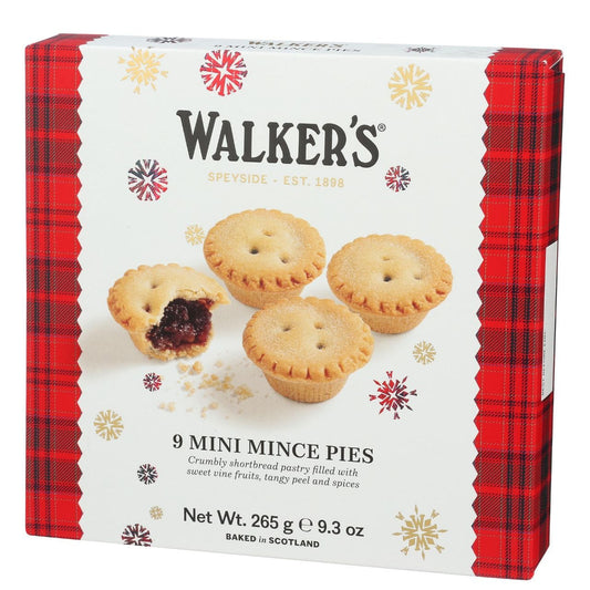Walkers 9 Mini Mince Pies 9.3 oz.