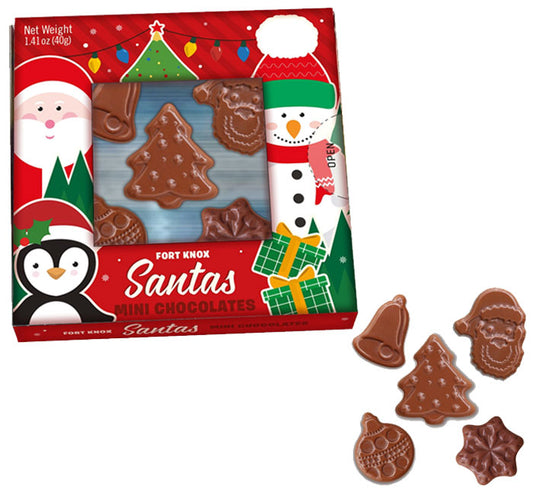 Fort Knox Santas Mini Chocolates - 1.41oz