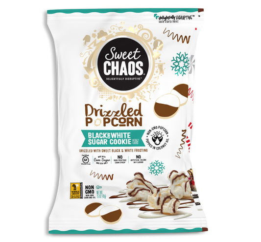 Sweet Chaos Drizzled Popcorn - Sugar Cookie- 1.5oz