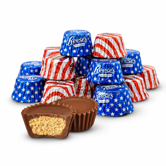 Reese's Miniature Cups Milk Chocolate & Peanut Butter – Patriotic Foils