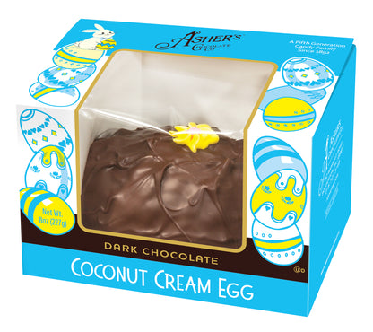 Asher Dark Chocolate Coconut Cream Eggs - 4 Oz/8 Oz