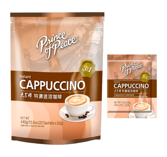 Prince of Peace Instant Cappuccino - 22 Sachets