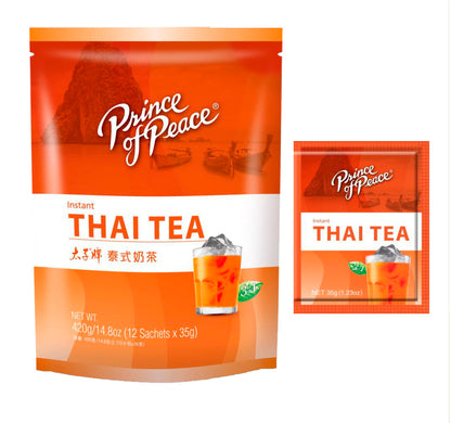 Prince of Peace Instant Thai Tea - 12 Sachets
