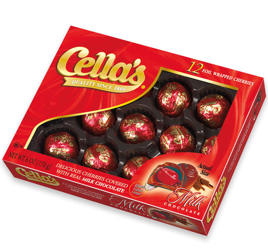 CELLAS CHOCOLATE COVERED CHERRIES GIFT BOX - MILK