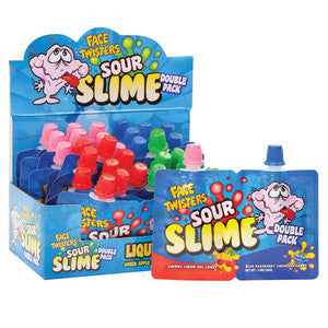 Face Twisters Sour Slime Double Pack - 1.4oz