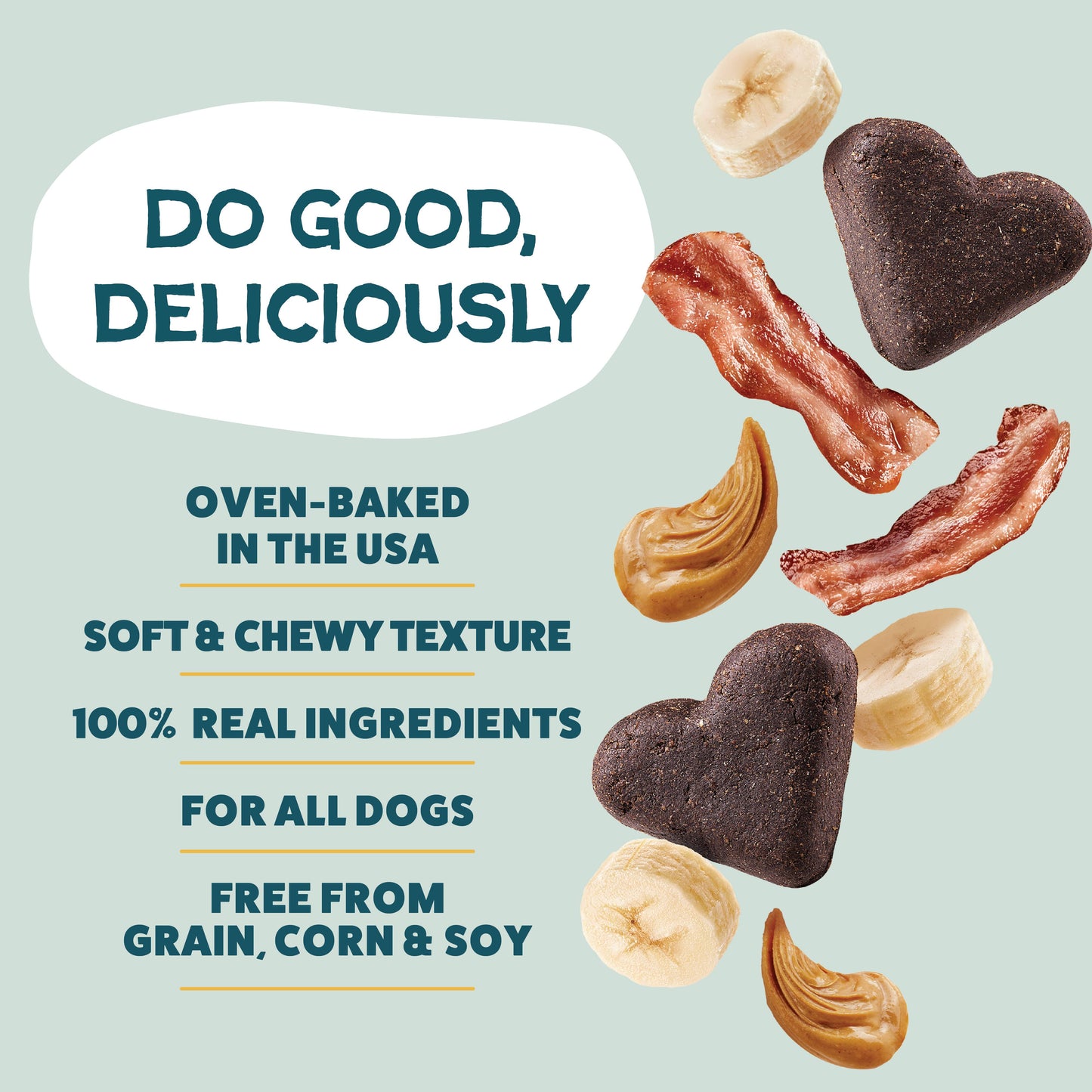Shameless Bananas For Bacon Soft Baked Dog Treats