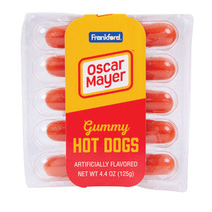 Oscar Mayer Gummy Hot Dogs (Artificially Flavored)- 4.4oz