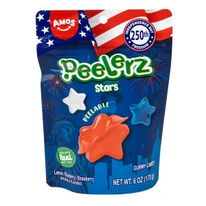 PEELERZ GUMMY STARS 6 OZ