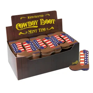 Cowboy Boot Mints 0.56 Oz Tin