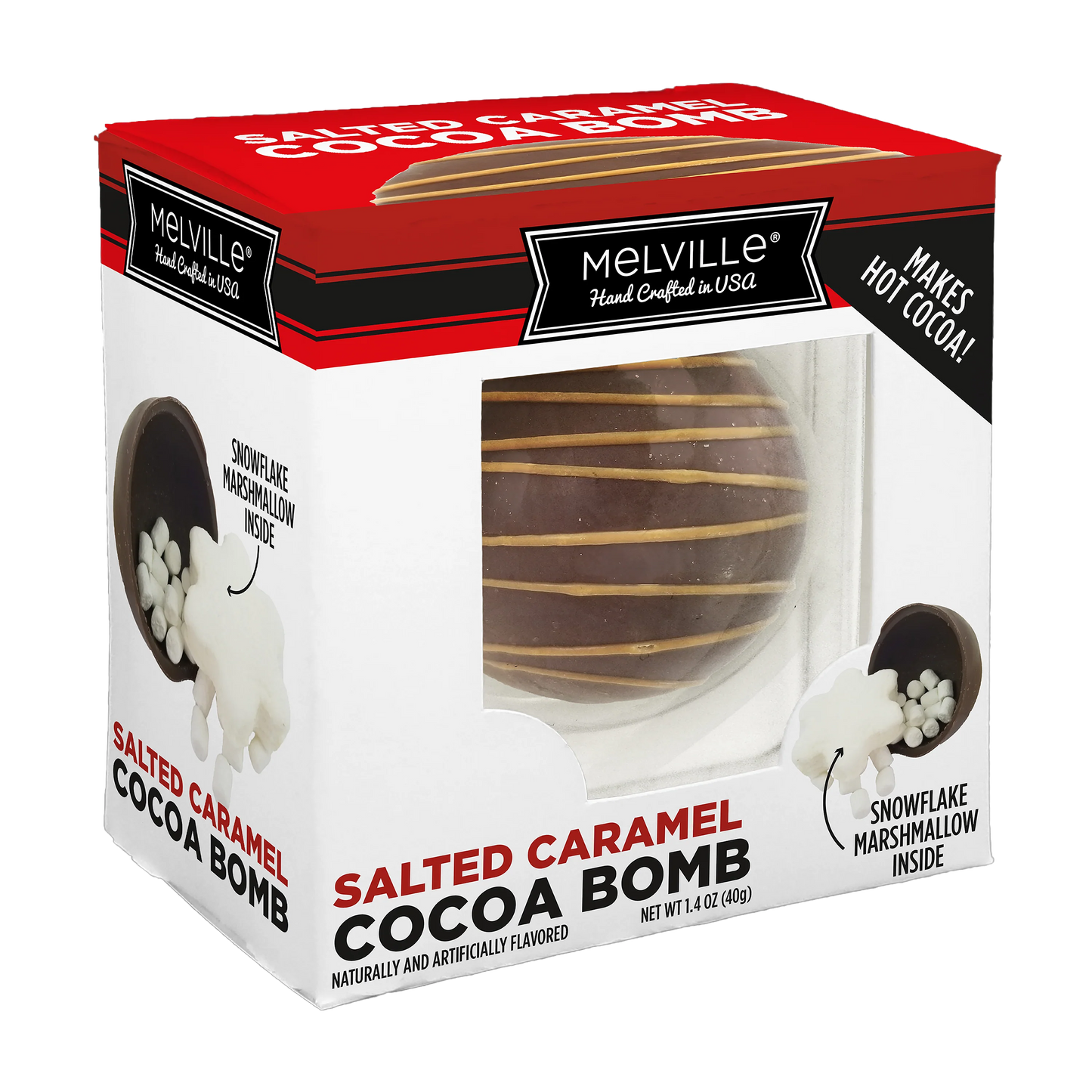 Melville Salted Caramel Cocoa Bomb