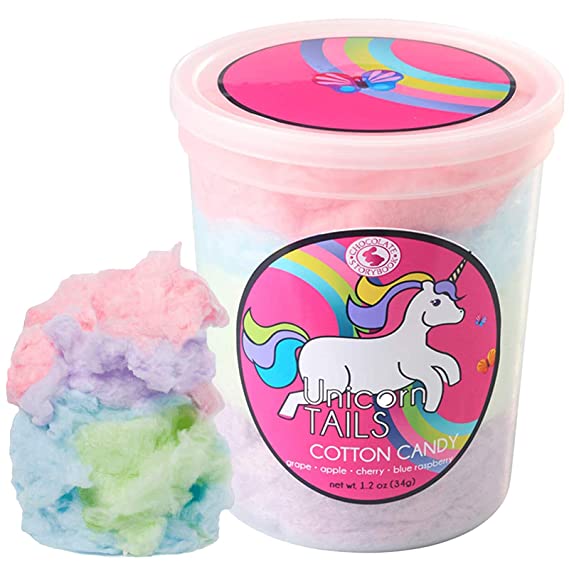 Unicorn Tail Gourmet Flavored Cotton Candy - 1.75oz