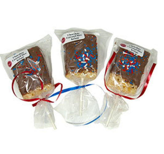 E&A Chocolate Covered Rice Krispy - Patriotic