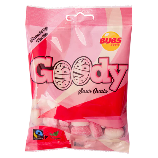 BUBS Goody Strawberry Vanilla Sour Ovals