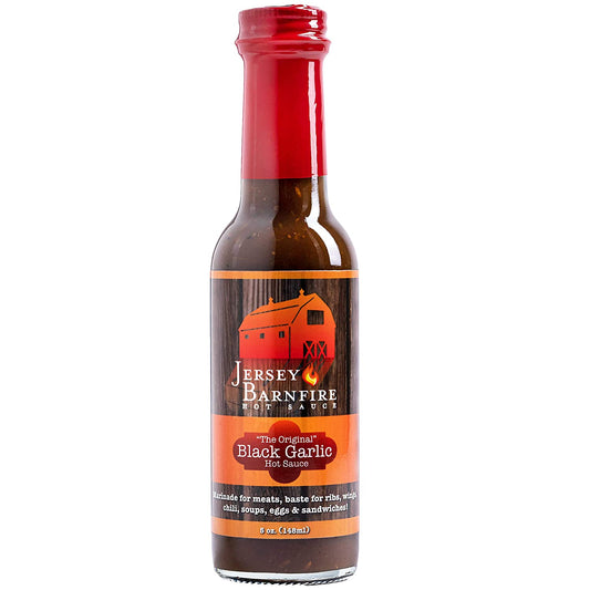 Jersey Barnfire The original Black garlic Hot Sauce - 5oz