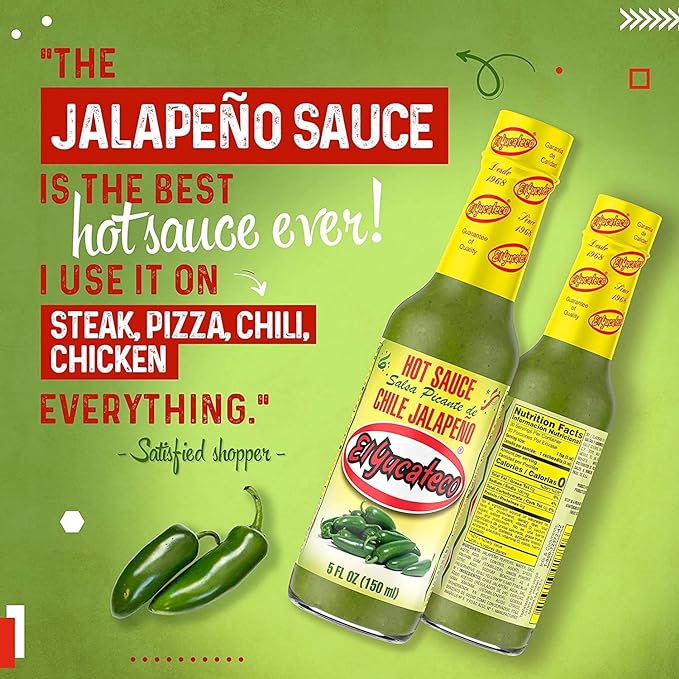 El Yucateco Green Jalapeno Sauce - 5oz