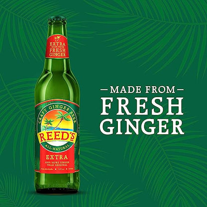 Reed's Extra Ginger Brew Beer (Glass) - 12 Fl Oz