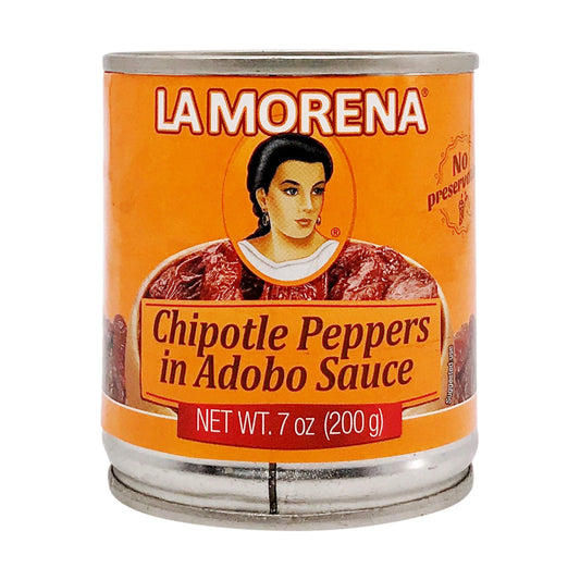 La Morena Chipotle Peppers in Adobo Sauce-7oz