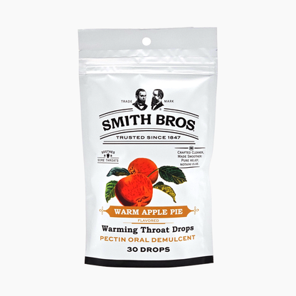 Smith Brothers Warm Apple Pie Throat Drops Bag - 30 Ct