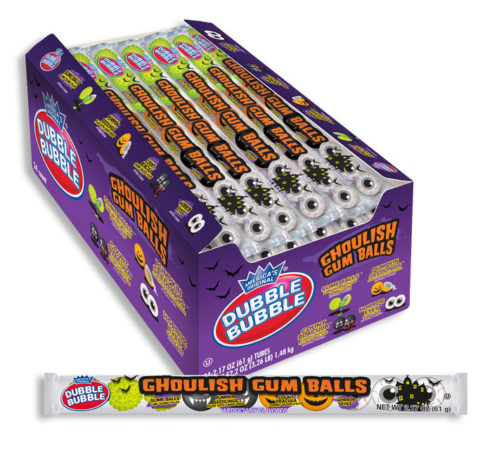 Dubble Bubble Ghoulish Gum Balls 10 Ct - 2.17oz